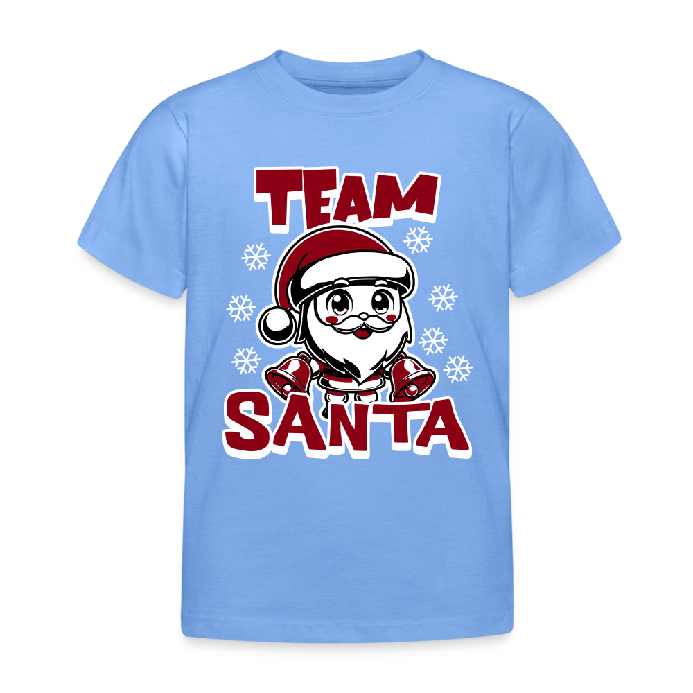 Team Santa Kinder T-Shirt - Himmelblau