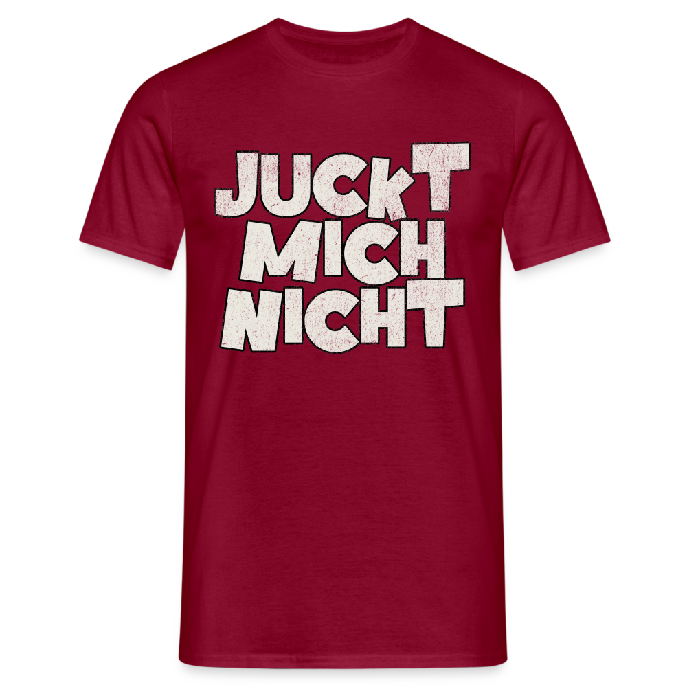 Juckt mich nicht Herren T-Shirt - Ziegelrot