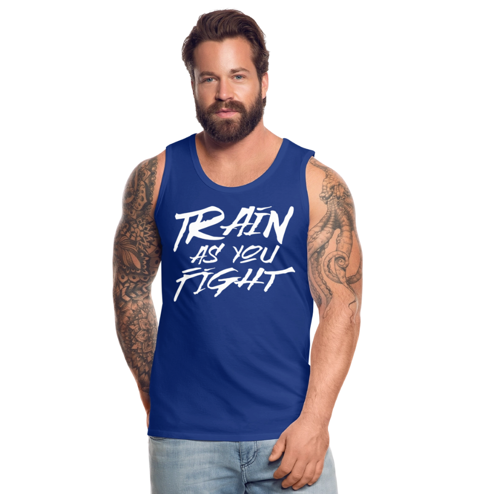 Train as you fight Herren Premium Tank Top - Königsblau