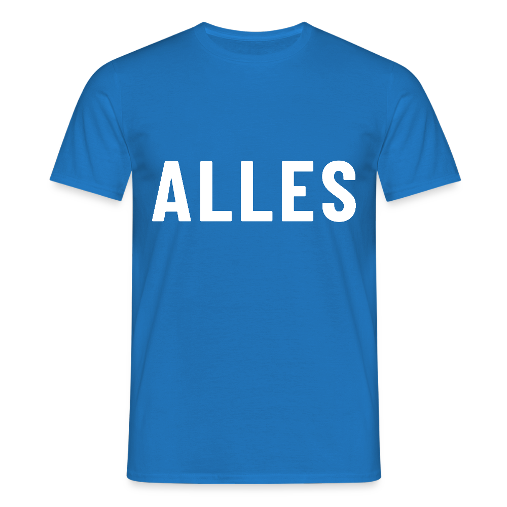 ALLES Herren T-Shirt - Royalblau
