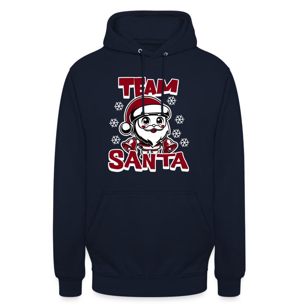 Team Santa Unisex Hoodie - Navy