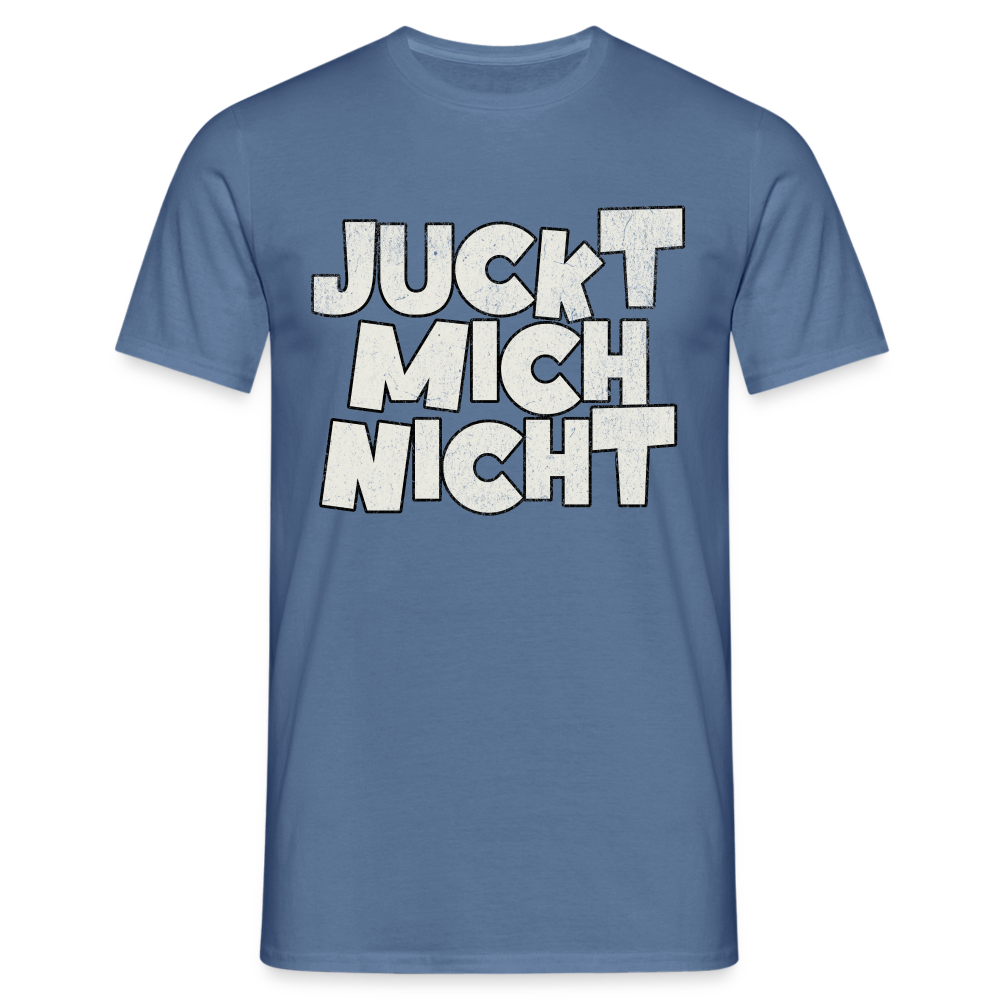 Juckt mich nicht Herren T-Shirt - Taubenblau 