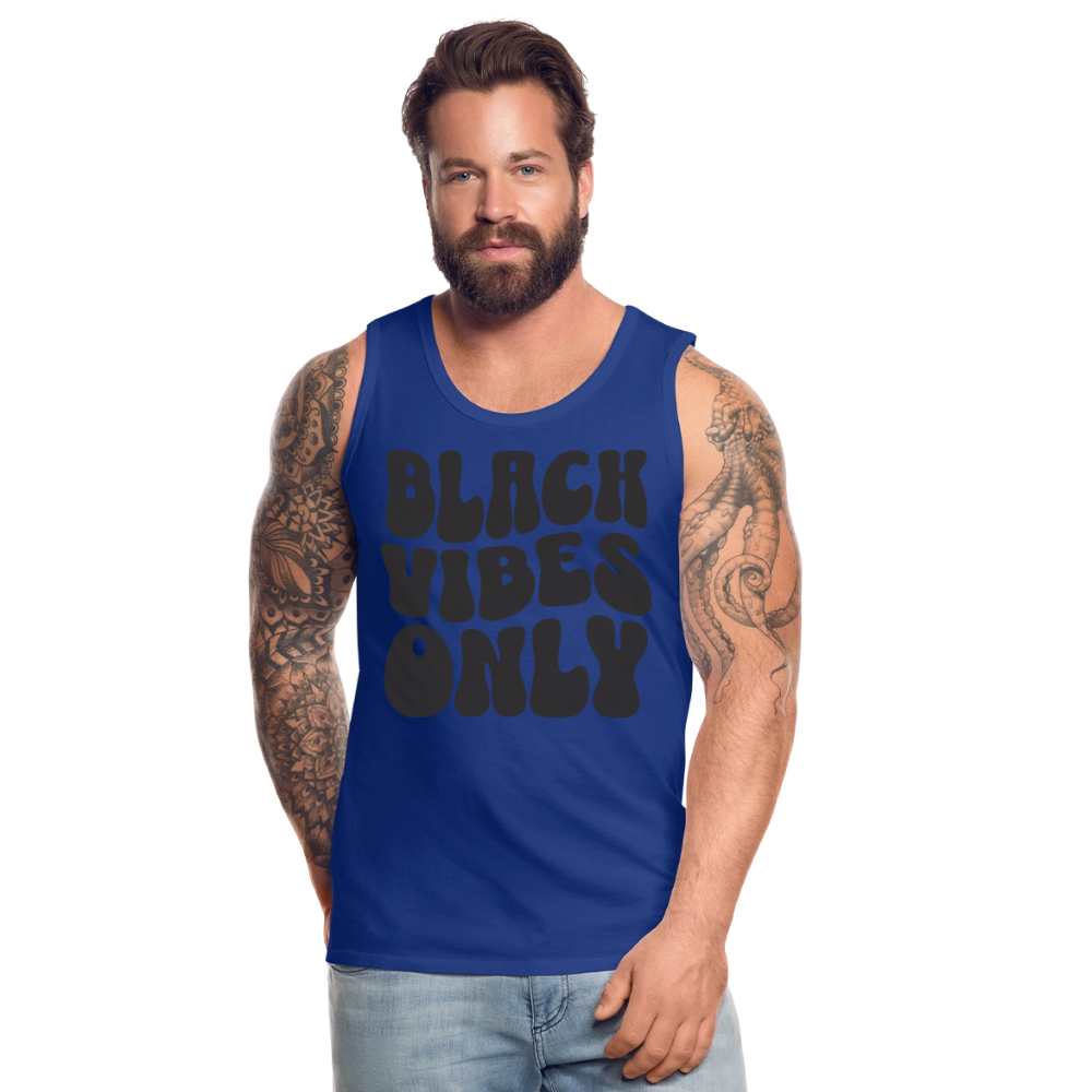 Black Vibes Only Black Edition Herren Premium Tank Top - Königsblau