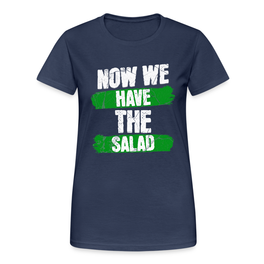 Now we have the Salad Grün Damen T-Shirt - Navy