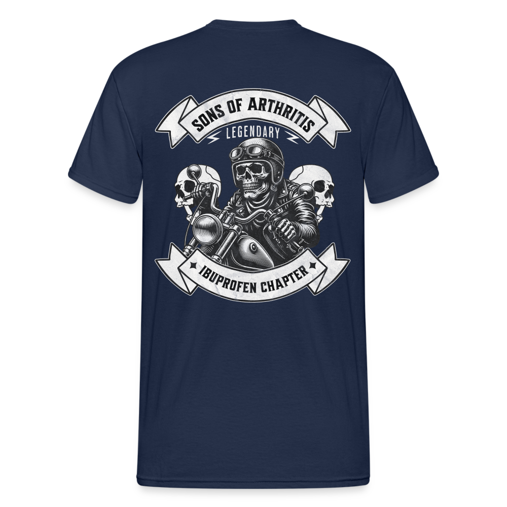 Sons of Arthritis Ibuprofen Chapter | Rückendruck | Herren T-Shirt - Navy