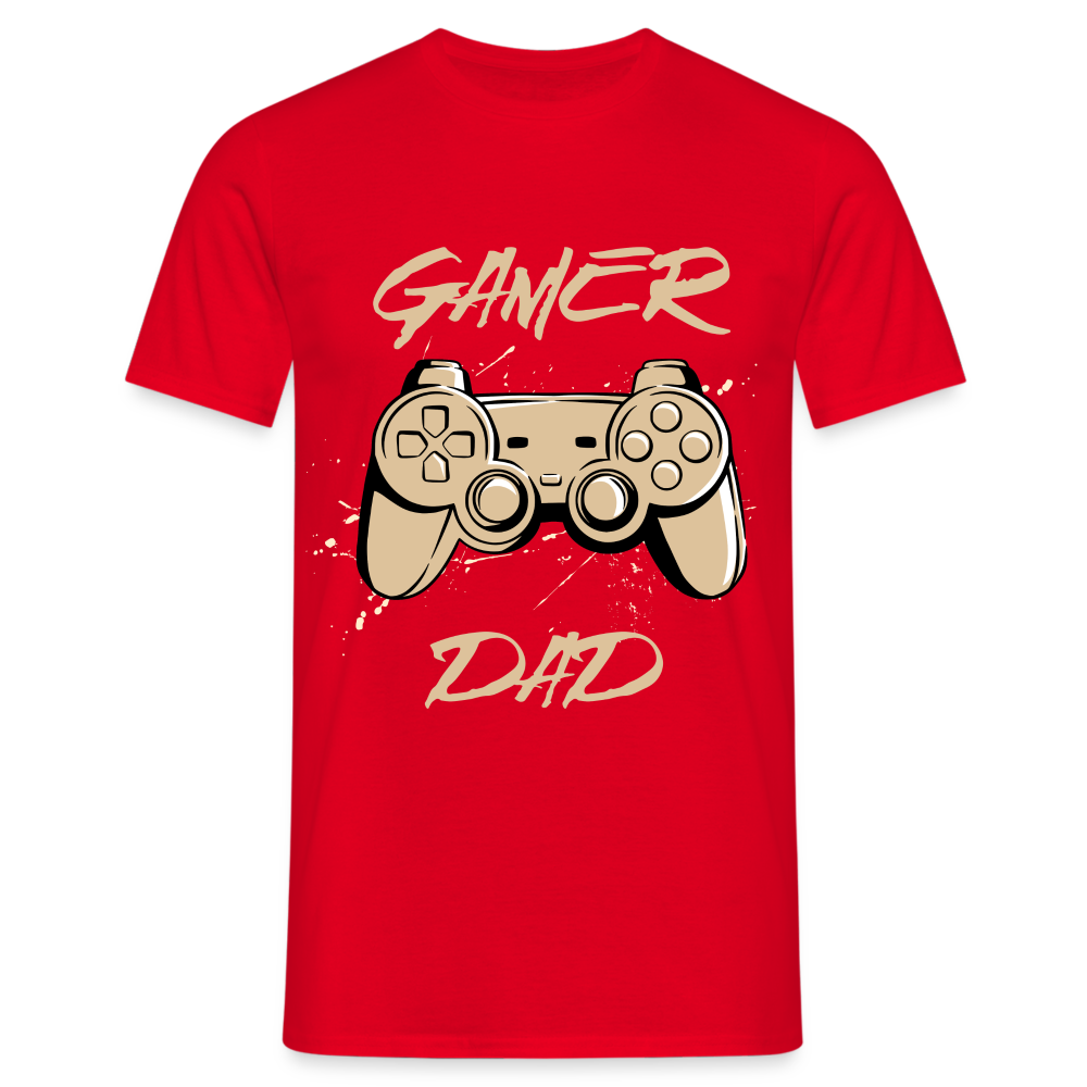 Gamer Dad Herren T-Shirt - Rot