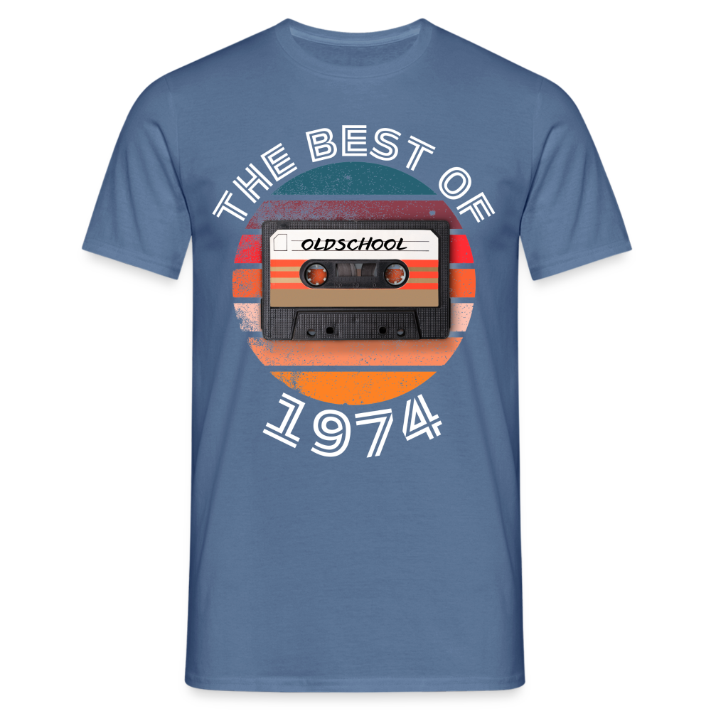 The Best of 1974 Herren T-Shirt - Taubenblau 