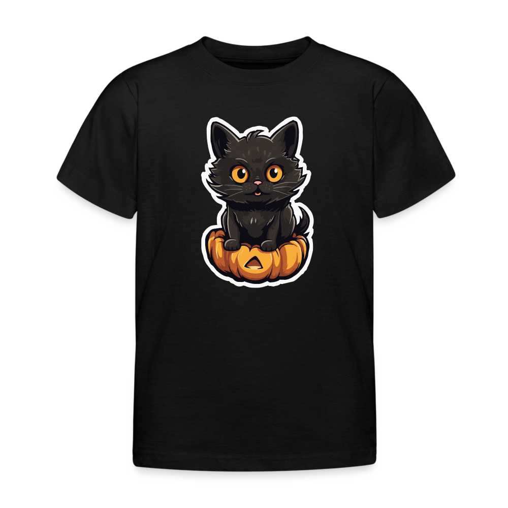 Pumpkin Prowler Kinder T-Shirt - Schwarz