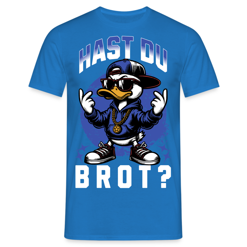 Hast du Brot? Ente Herren T-Shirt - Royalblau