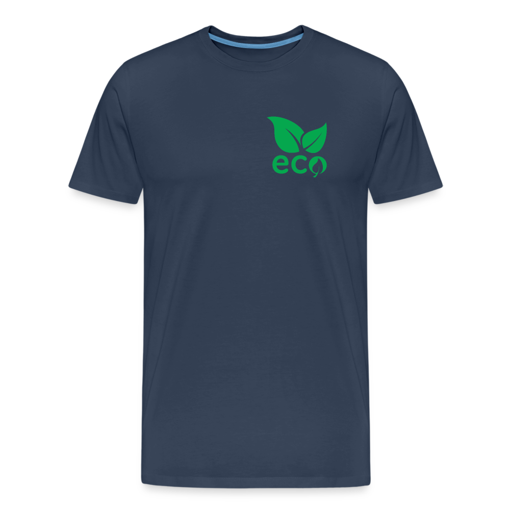 Green Heart Eco Herren Premium T-Shirt - Navy