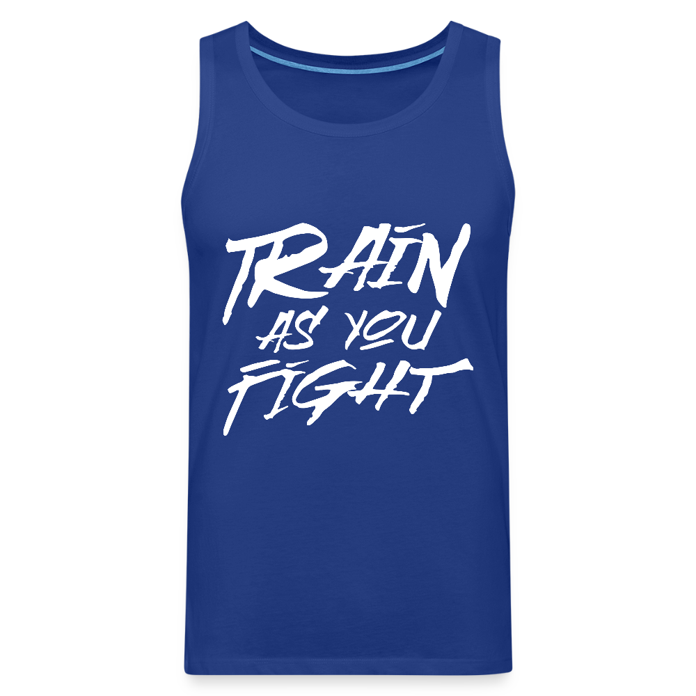 Train as you fight Herren Premium Tank Top - Königsblau