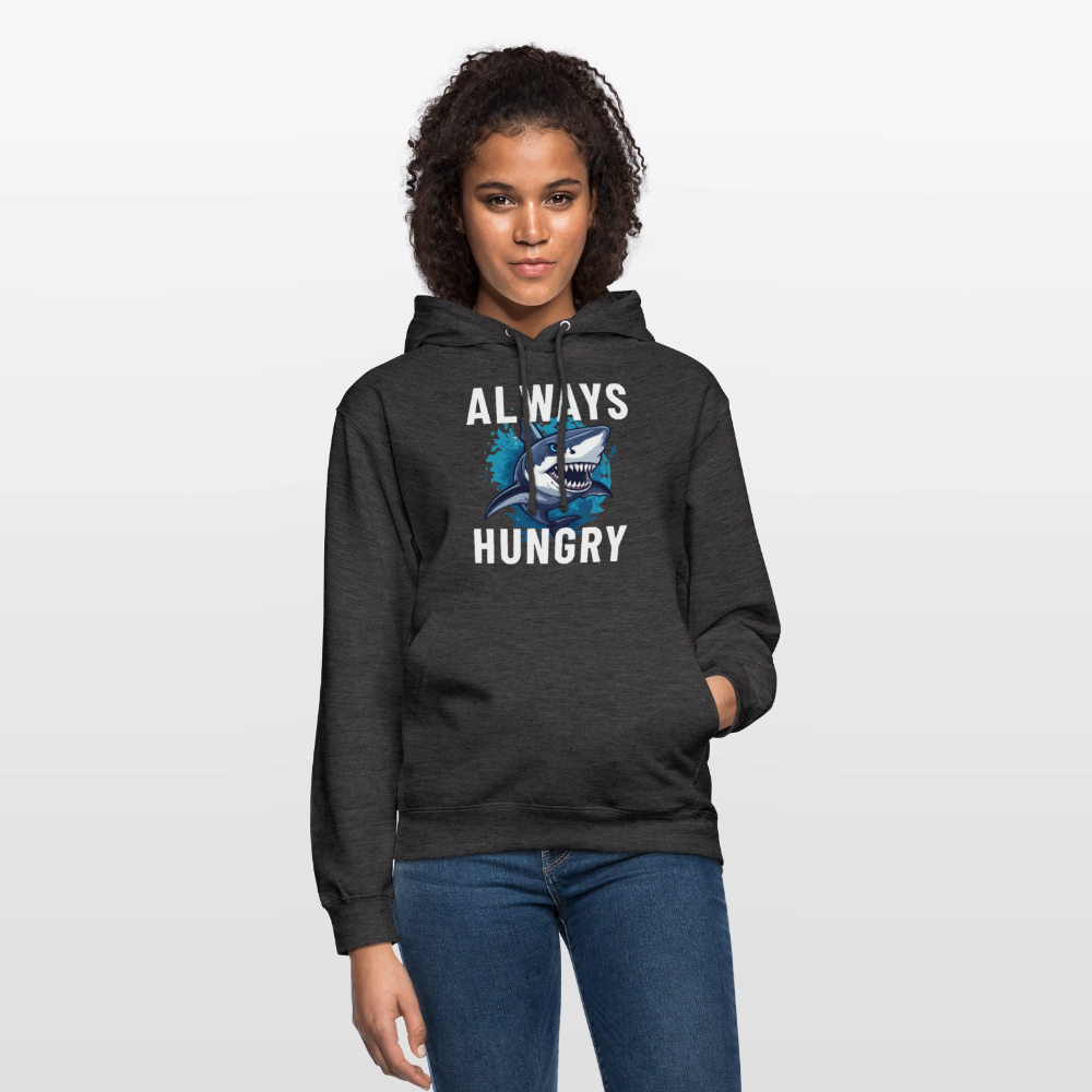 Always hungry shark Unisex Hoodie - Anthrazit