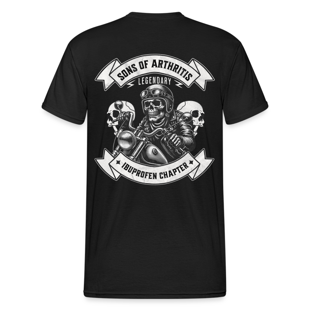 Sons of Arthritis Ibuprofen Chapter | Rückendruck | Herren T-Shirt - Schwarz