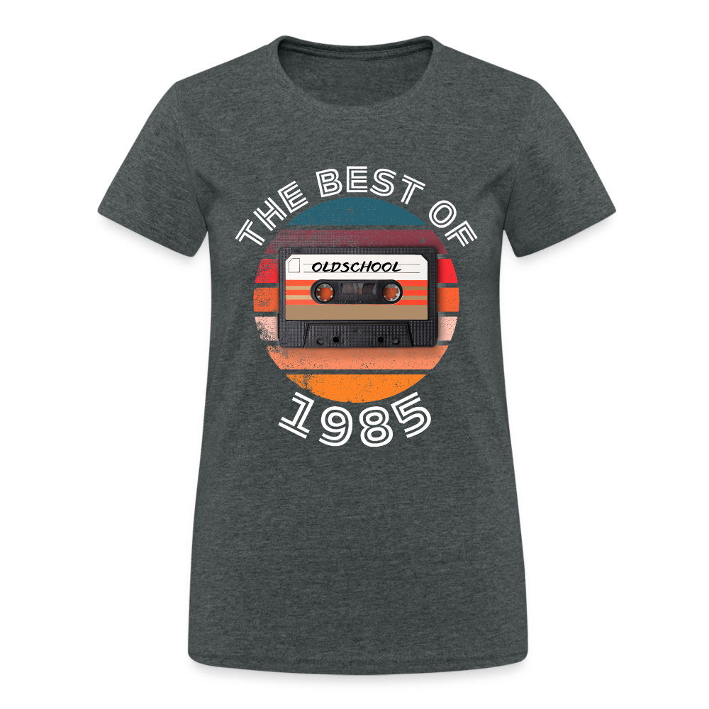 The Best of 1985 Damen T-Shirt - Dunkelgrau meliert