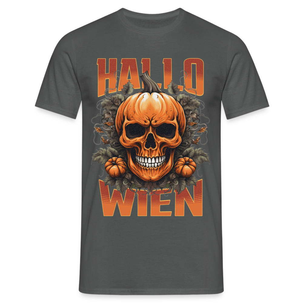 Hallo Wien in Halloween Herren T-Shirt - Anthrazit