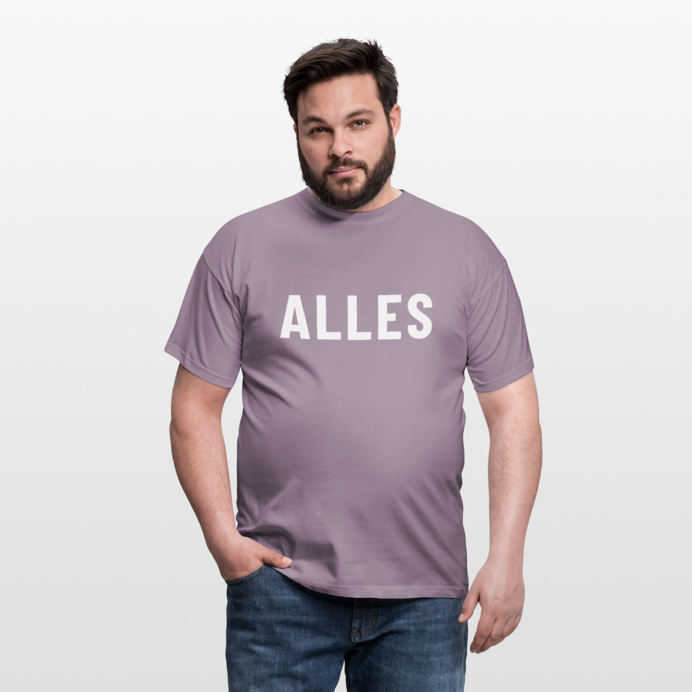 ALLES Herren T-Shirt - Lilagrau 