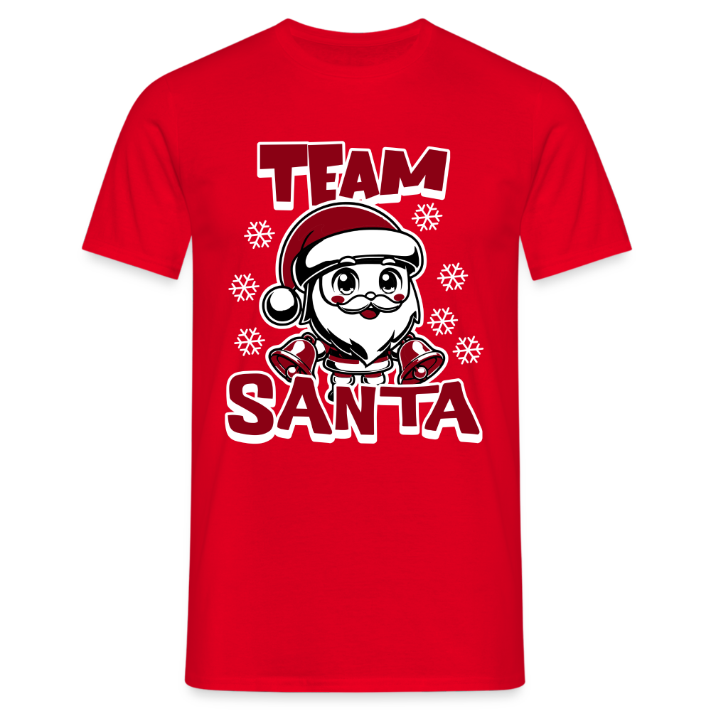 Team Santa Herren T-Shirt - Rot