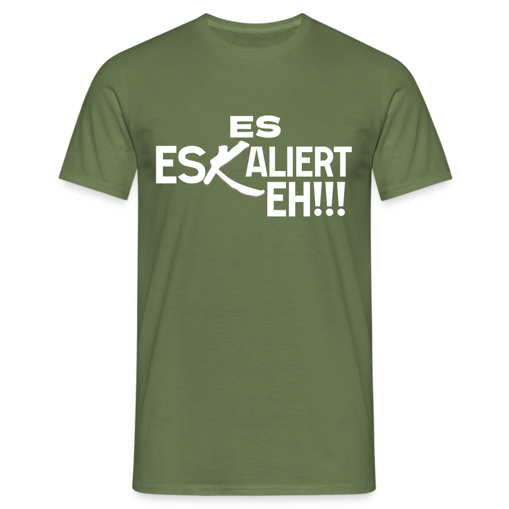 Es Eskaliert Eh Herren T-Shirt - Militärgrün