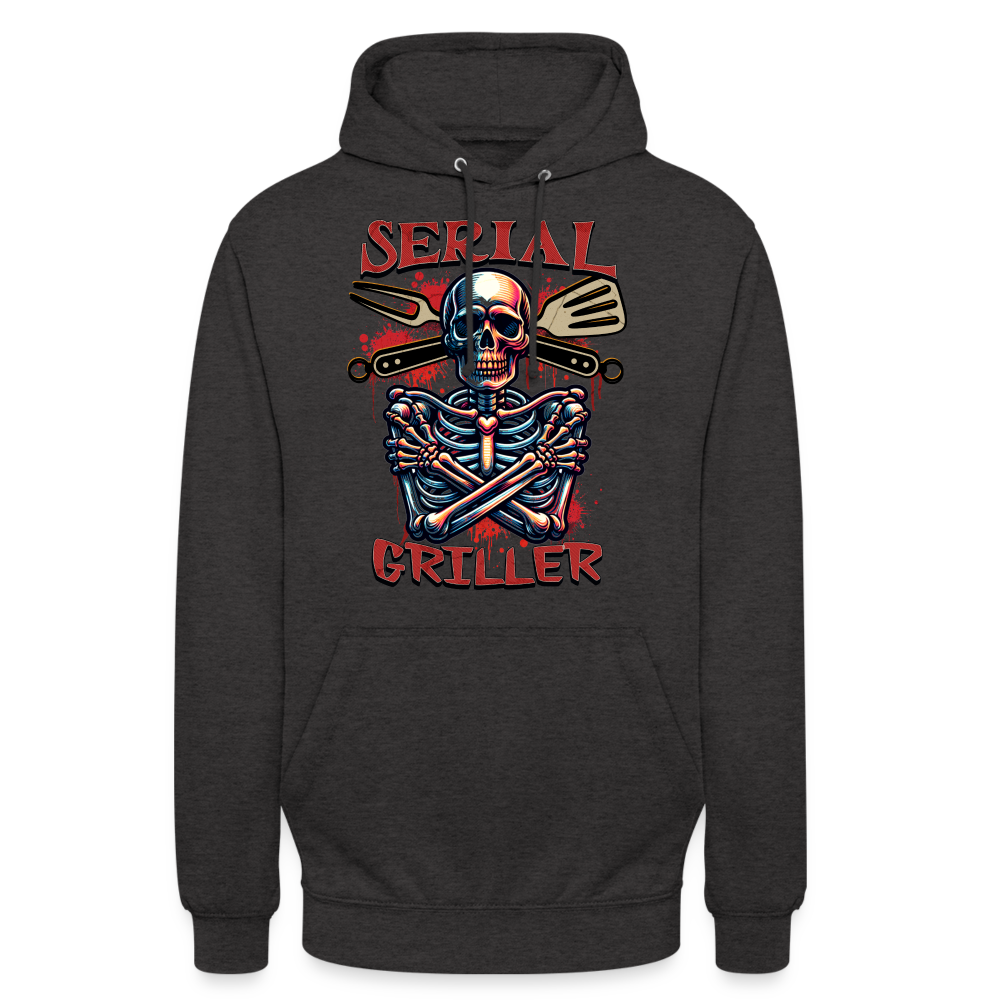 Serial Griller Skull Unisex Hoodie - Anthrazit