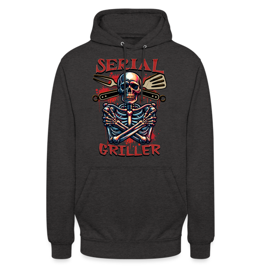 Serial Griller Skull Unisex Hoodie - Anthrazit