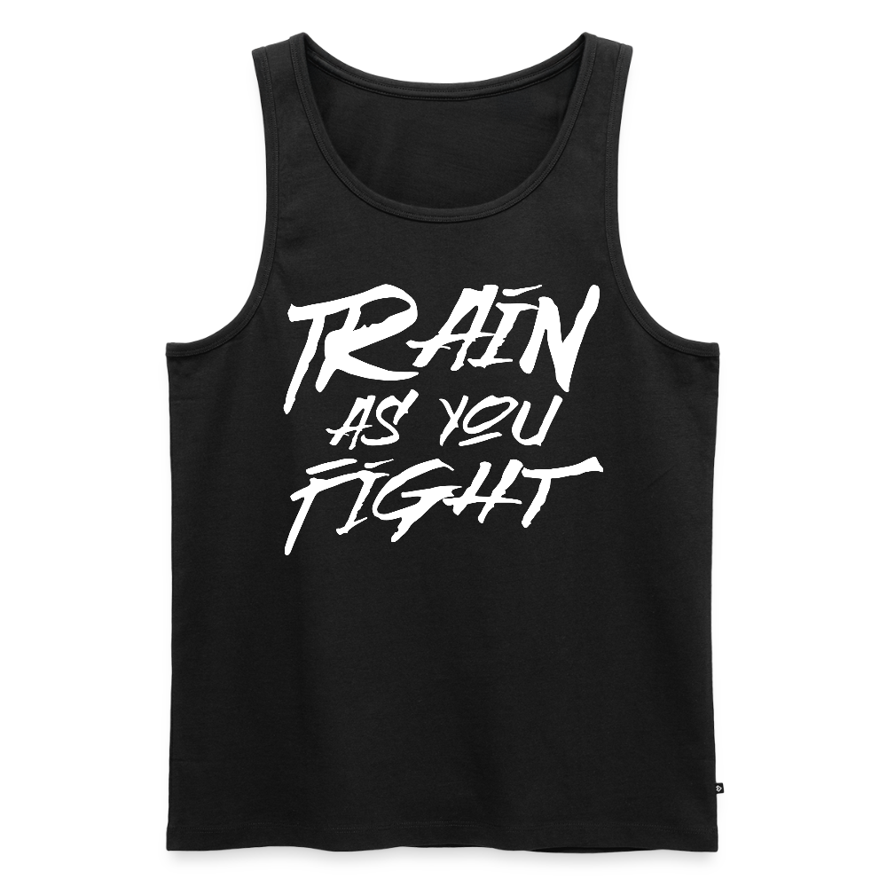 Train as you fight Herren Premium Tank Top - Schwarz
