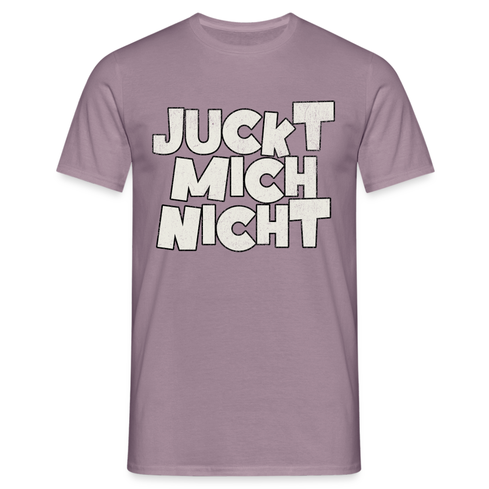 Juckt mich nicht Herren T-Shirt - Lilagrau 