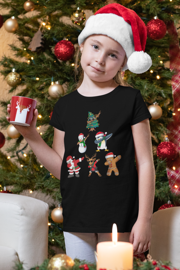 Dabbing-Weihnachtszauber Kinder T-Shirt