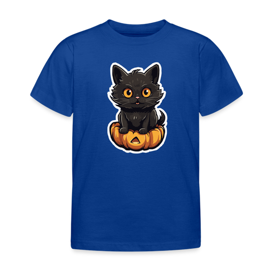 Pumpkin Prowler T-Shirt Blau/Weiß - Royalblau
