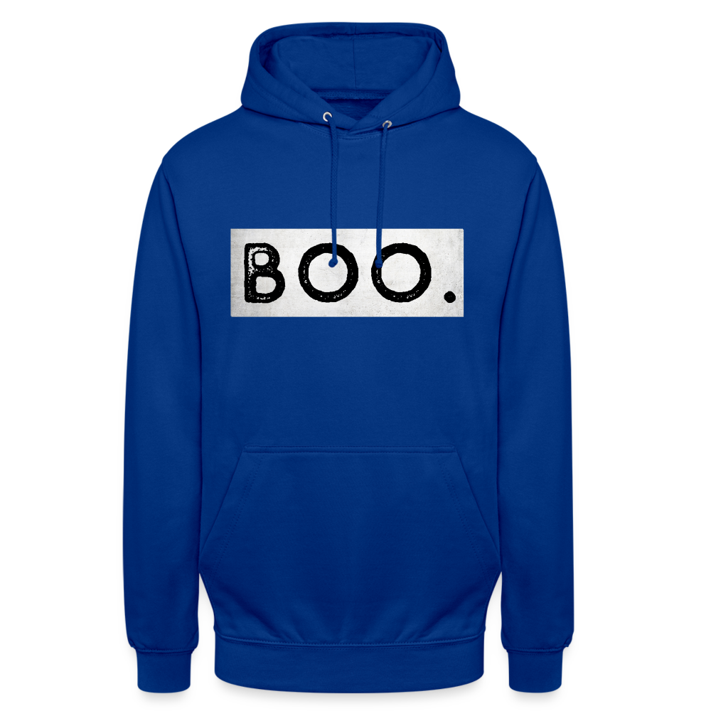 Booster Hoodie - Schwarz - Royalblau