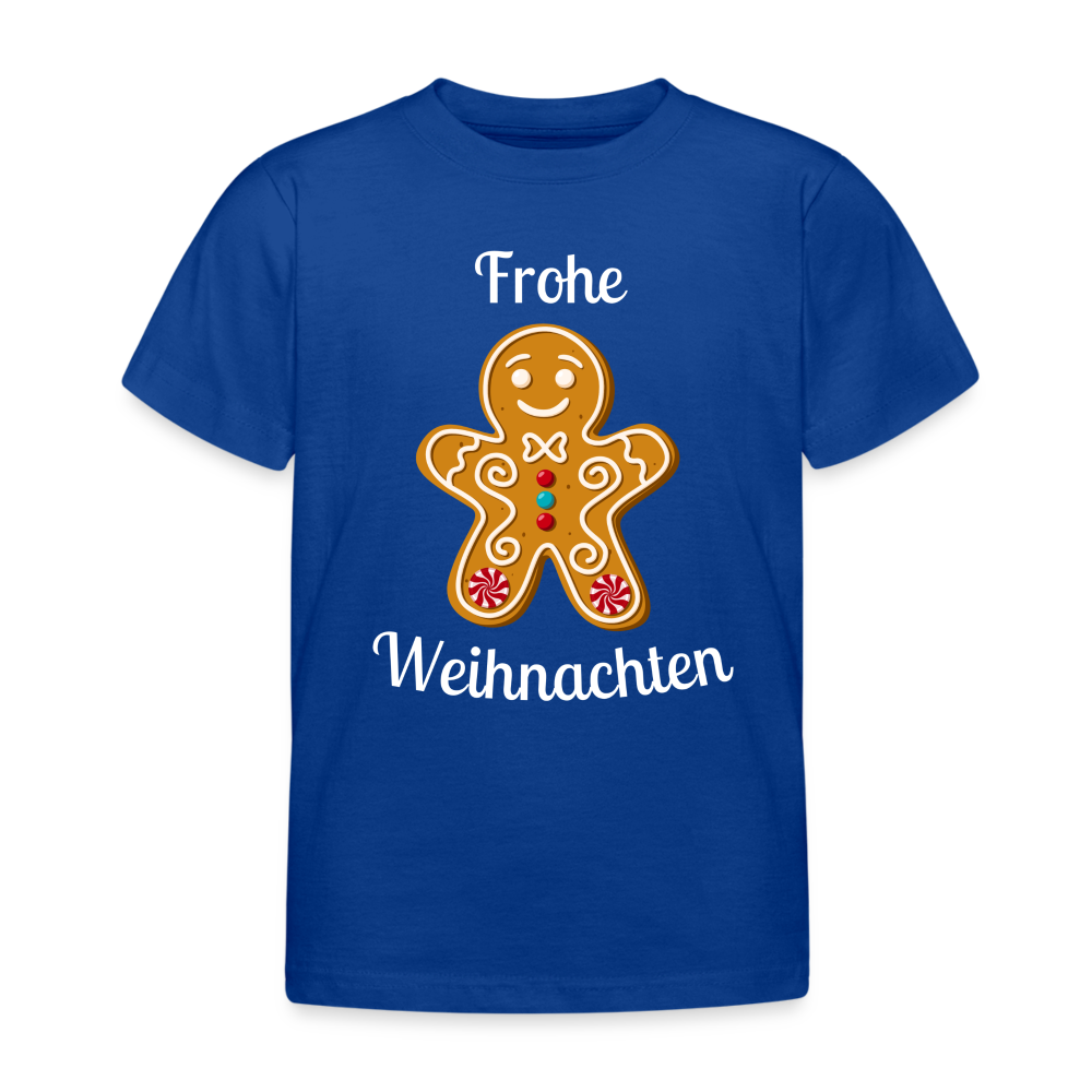 Happy Gingerbread  T-Shirt - Schwarz/Navy - Royalblau