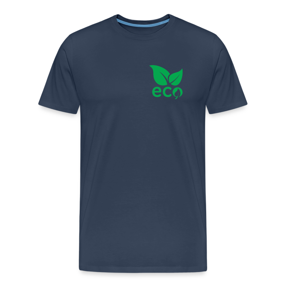 Green Heart Eco Premium T-Shirt - Schwarz/Navy/Weiß - Navy