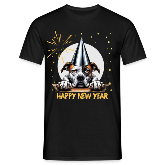 Bored Silvester Dog T-Shirt - Schwarz/Navy/Rot/Blau - Schwarz