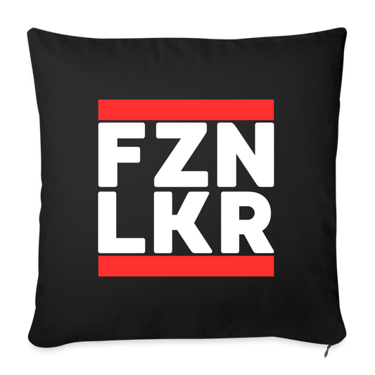 FZN LKR Sofakissen mit Füllung 44 x 44 cm - Schwarz