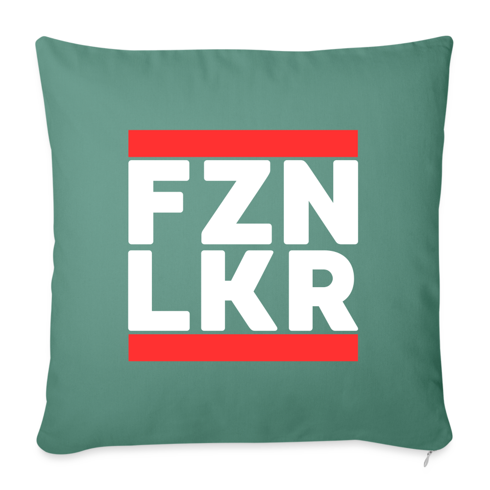 FZN LKR Sofakissen mit Füllung 44 x 44 cm - Tanngrün