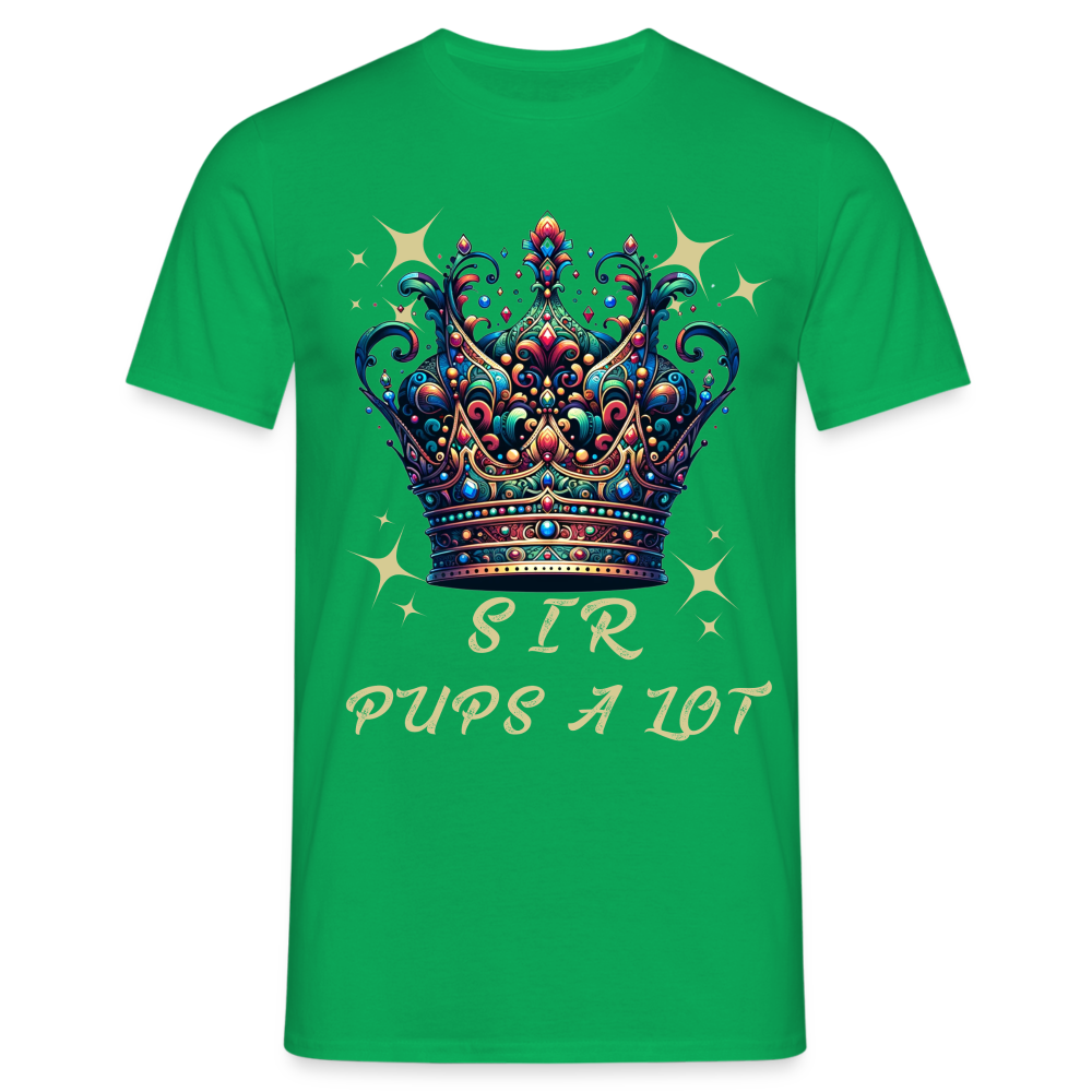 Sir pups a lot Herren T-Shirt - Kelly Green