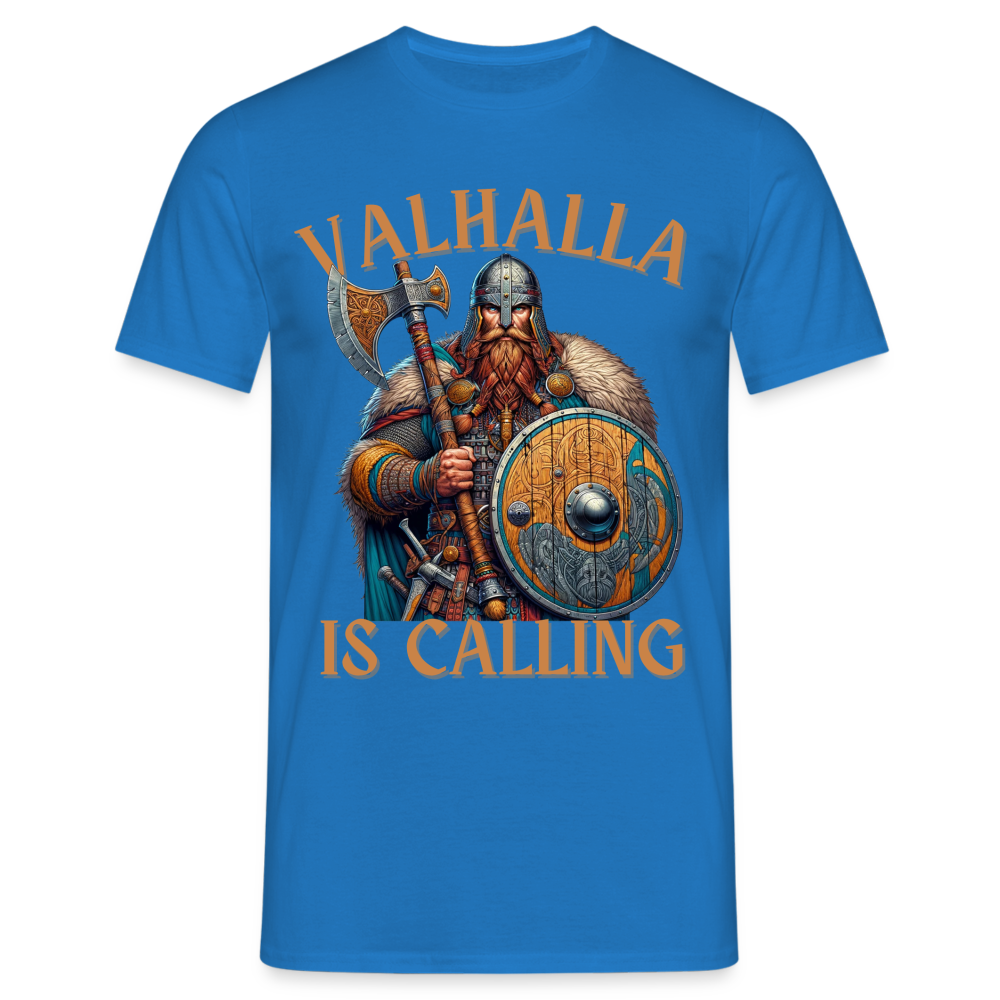 Valhalla is Calling Herren T-Shirt - Royalblau