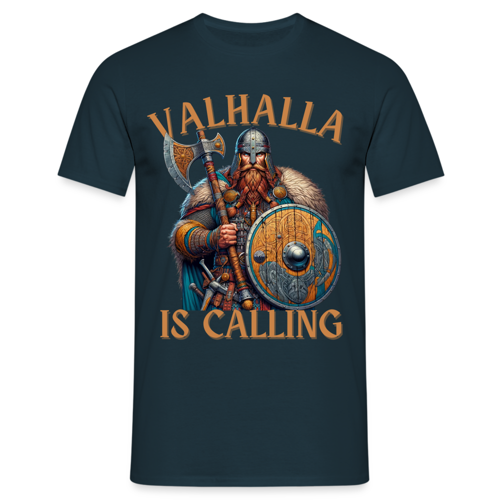 Valhalla is Calling Herren T-Shirt - Navy