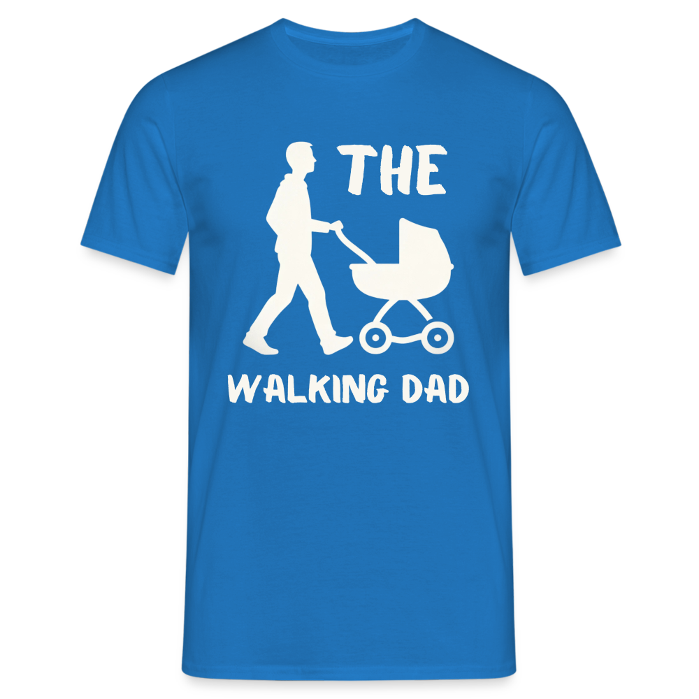 The Walking Dad Herren T-Shirt - Royalblau