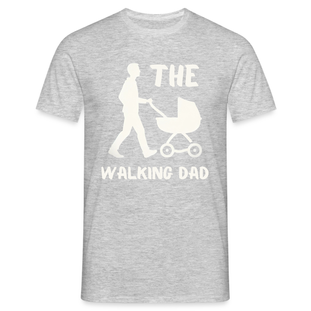 The Walking Dad Herren T-Shirt - Grau meliert