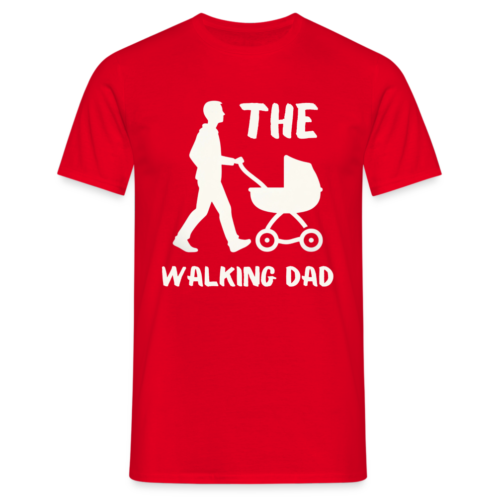 The Walking Dad Herren T-Shirt - Rot