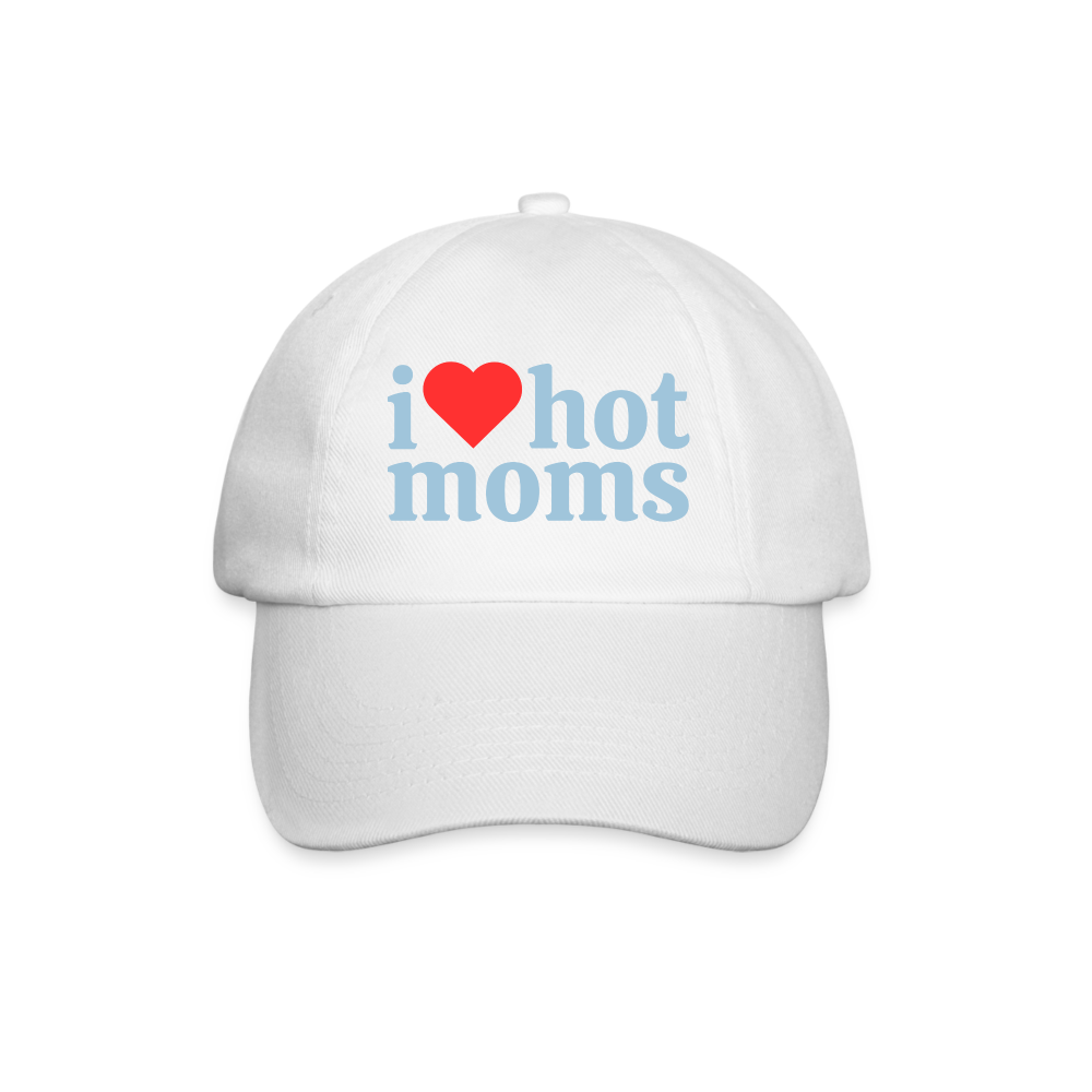 i LOVE hot moms Tasse - Weiß/Weiß