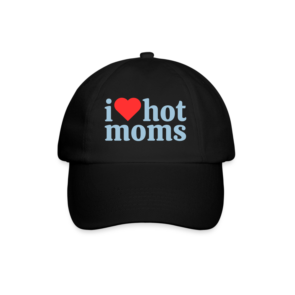 i LOVE hot moms Tasse - Schwarz/Schwarz