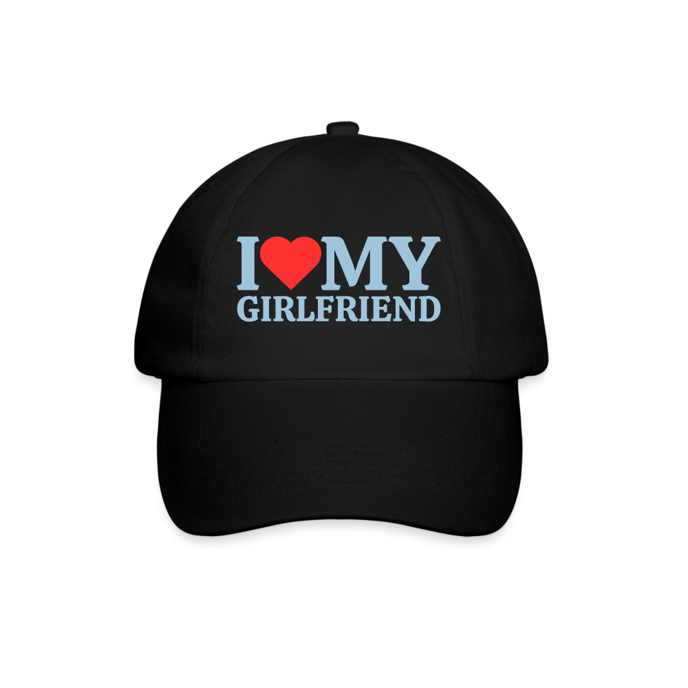 I Love my Girlfriend Cap - Schwarz/Schwarz