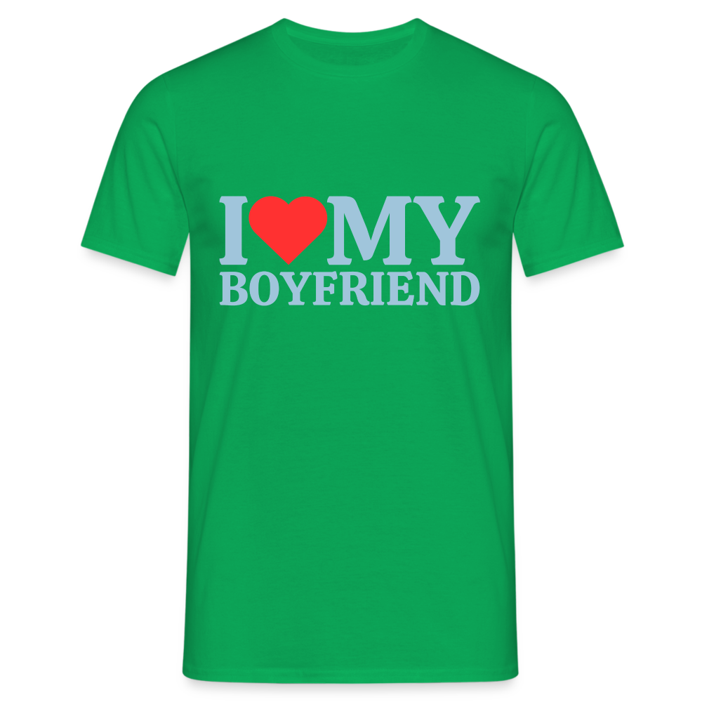 I Love my Boyfriend LGBT 🌈 Herren T-Shirt - Kelly Green