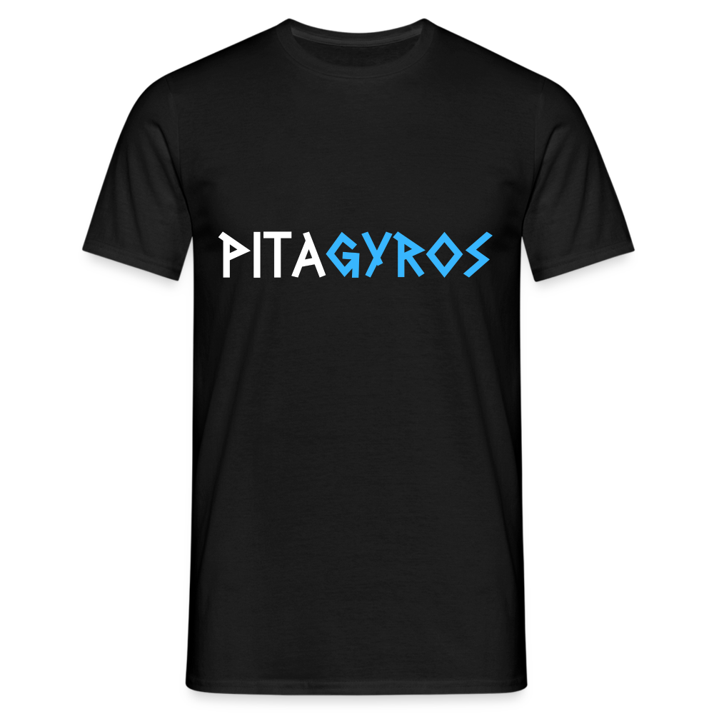 Pita Gyros Herren T-Shirt - Schwarz