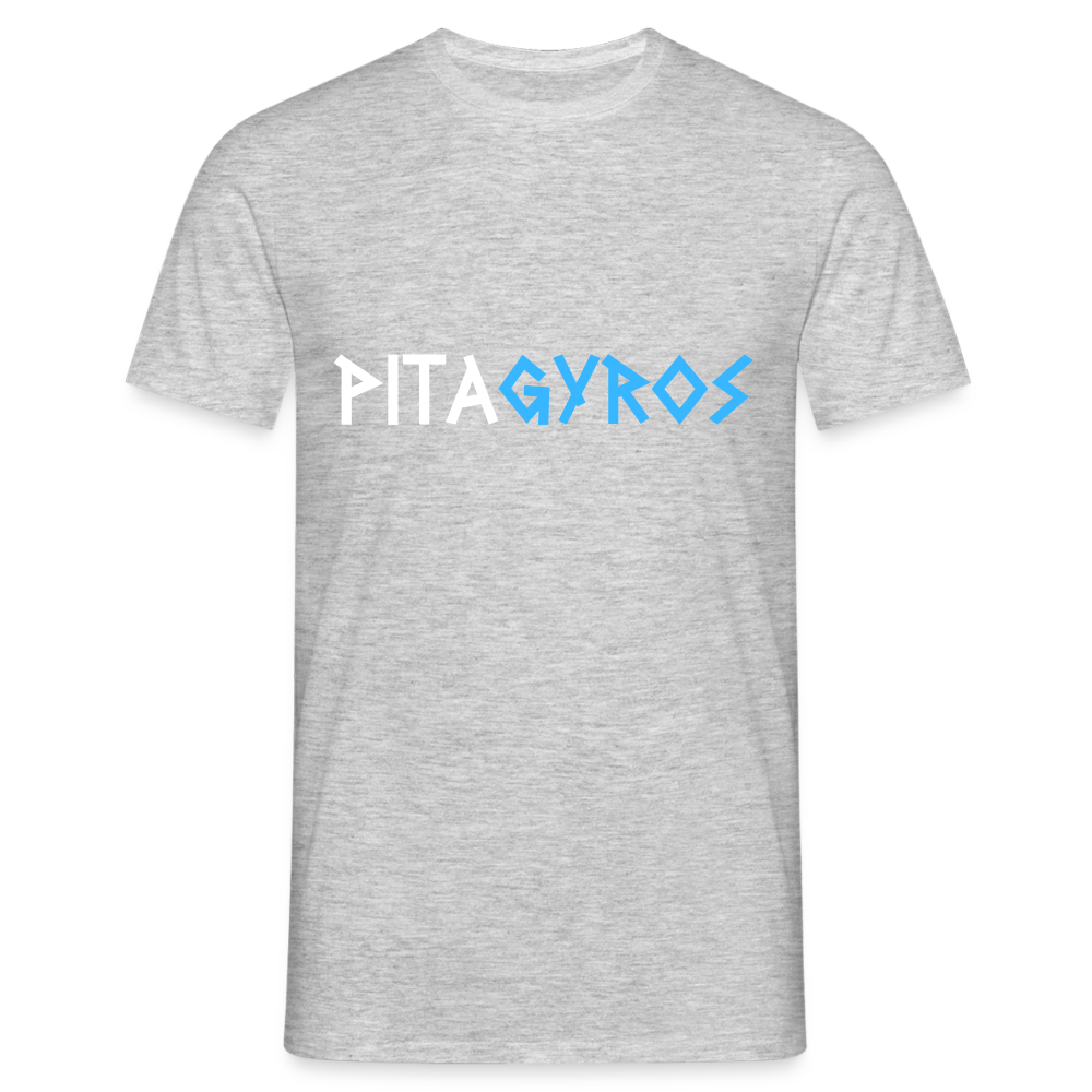 Pita Gyros Herren T-Shirt - Grau meliert