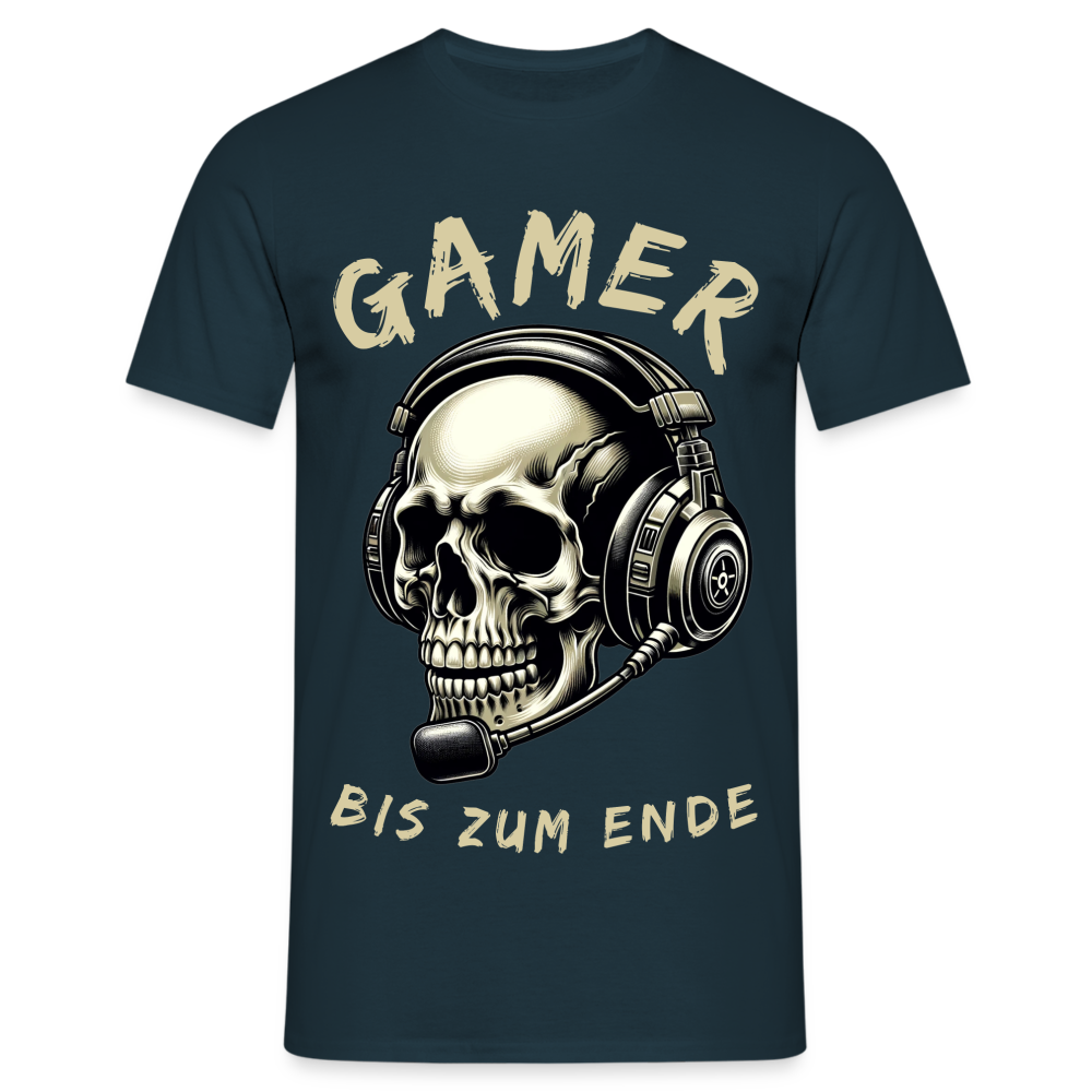 Gamer bis zum Ende Herren T-Shirt - Navy