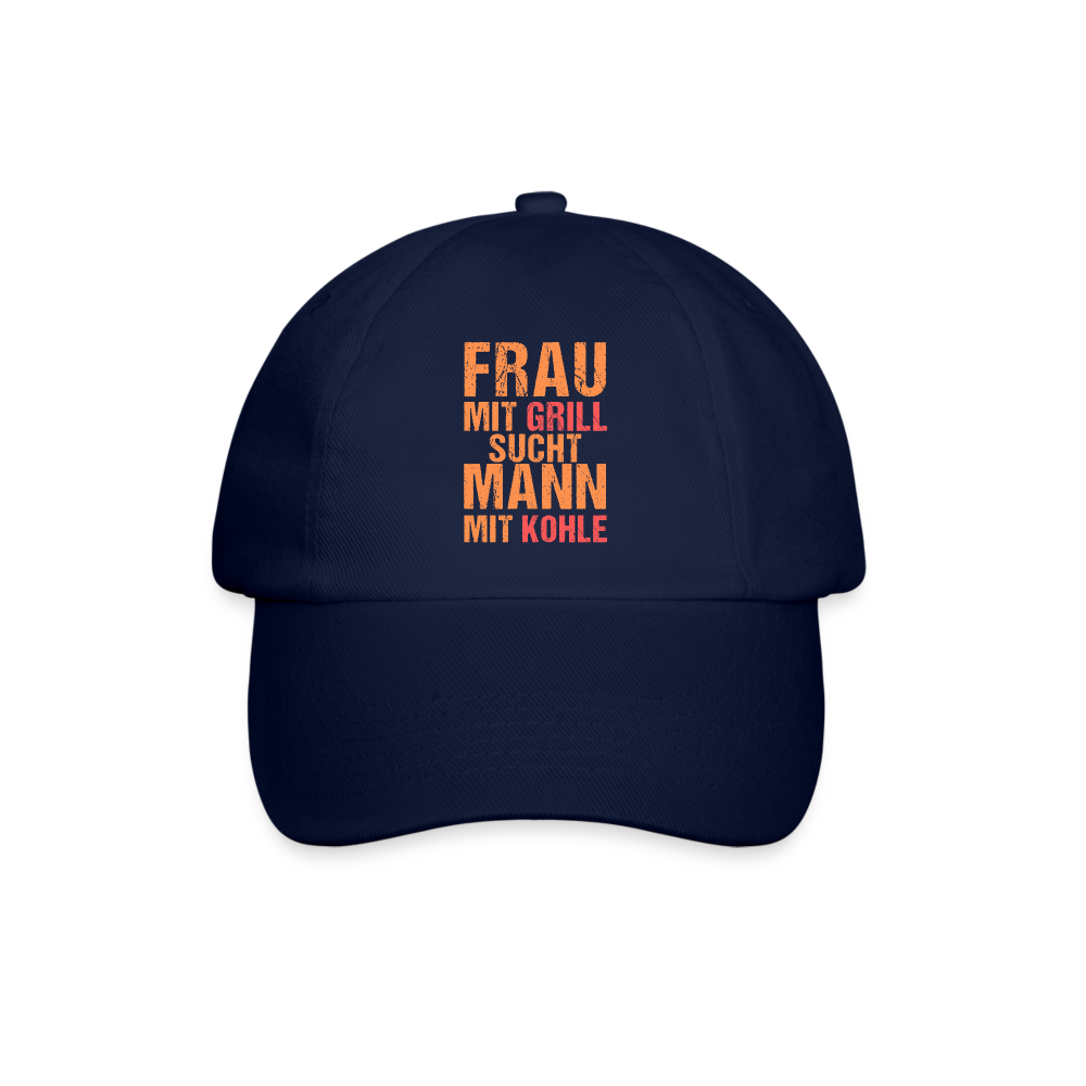 Frau mit Grill sucht Mann mit Kohle Cap - Blau/Blau