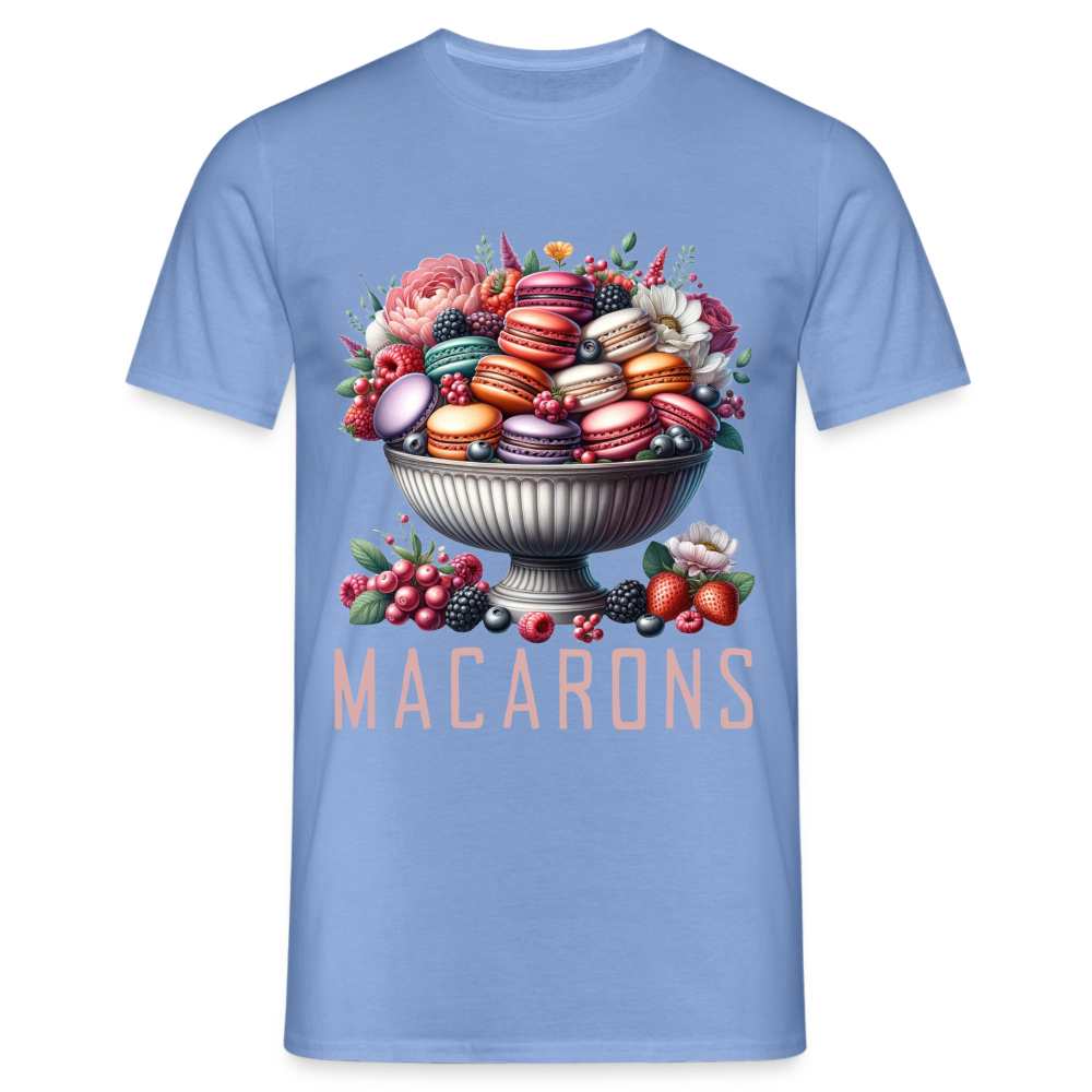 Macrons in einer Schale Herren T-Shirt - carolina blue