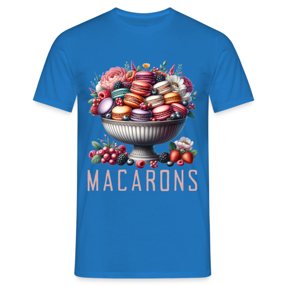 Macrons in einer Schale Herren T-Shirt - Royalblau